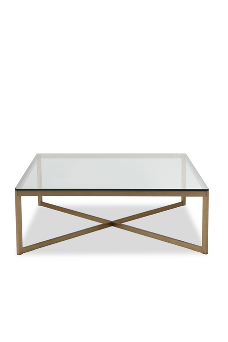 Clear Glass Square Coffee Table | Liang & Eimil Musso | Oroa.com