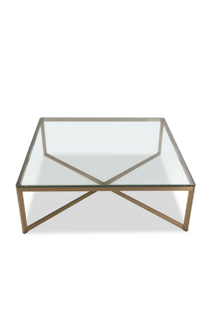 Clear Glass Square Coffee Table | Liang & Eimil Musso | Oroa.com