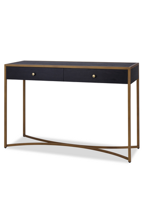 Brass Black Ash Dressing Table | Liang & Eimil Rivoli | Oroa.com
