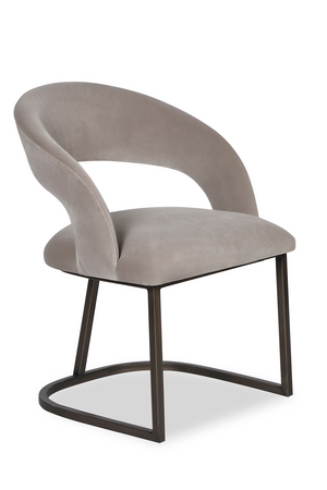 Velvet Upholstered Dining Chair | Liang & Eimil Alfie | Oroa.com