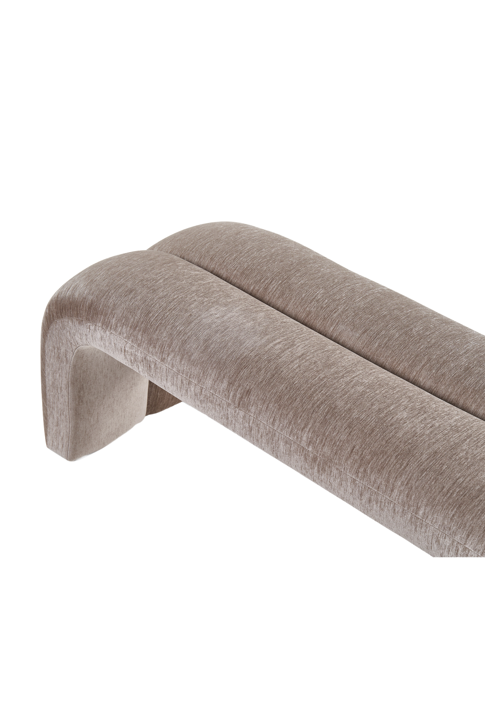 Upholstered Curved Bench | Liang & Eimil Piper | Oroa.com