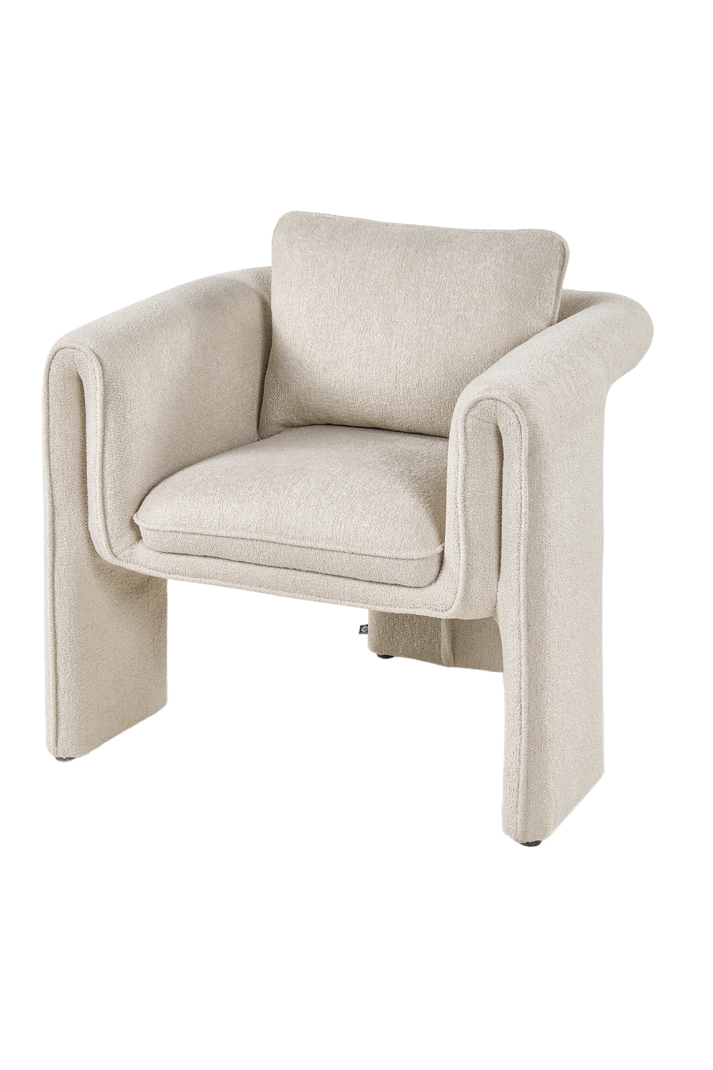 Cream Chenille Occasional Chair | Liang & Eimil Bloom | Oroa.com