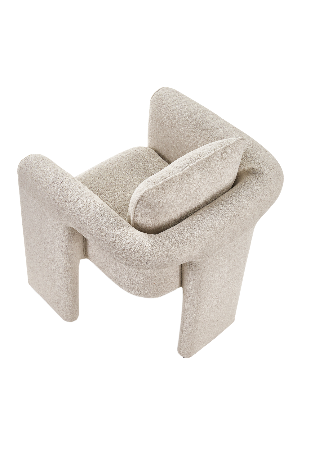 Cream Chenille Occasional Chair | Liang & Eimil Bloom | Oroa.com