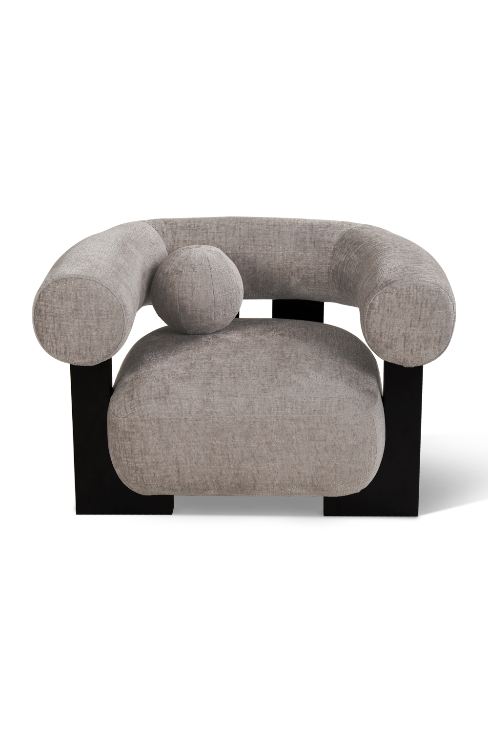 Gray Chenille Accent Arcmchair | Liang & Eimil Epic | Oroa.com