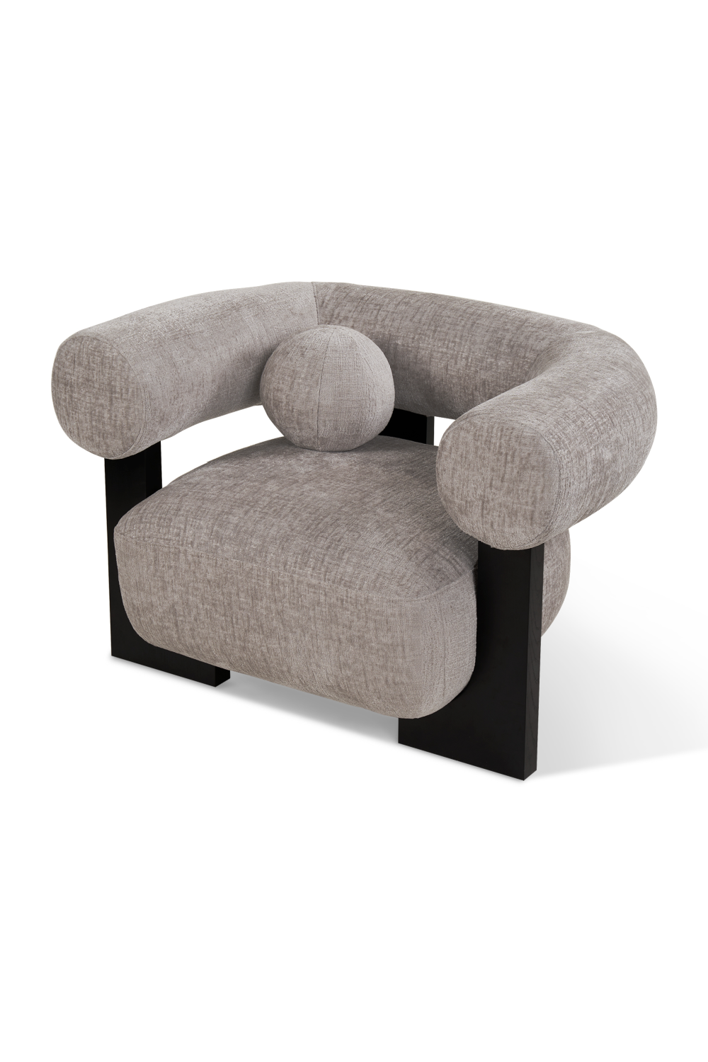 Gray Chenille Accent Arcmchair | Liang & Eimil Epic | Oroa.com