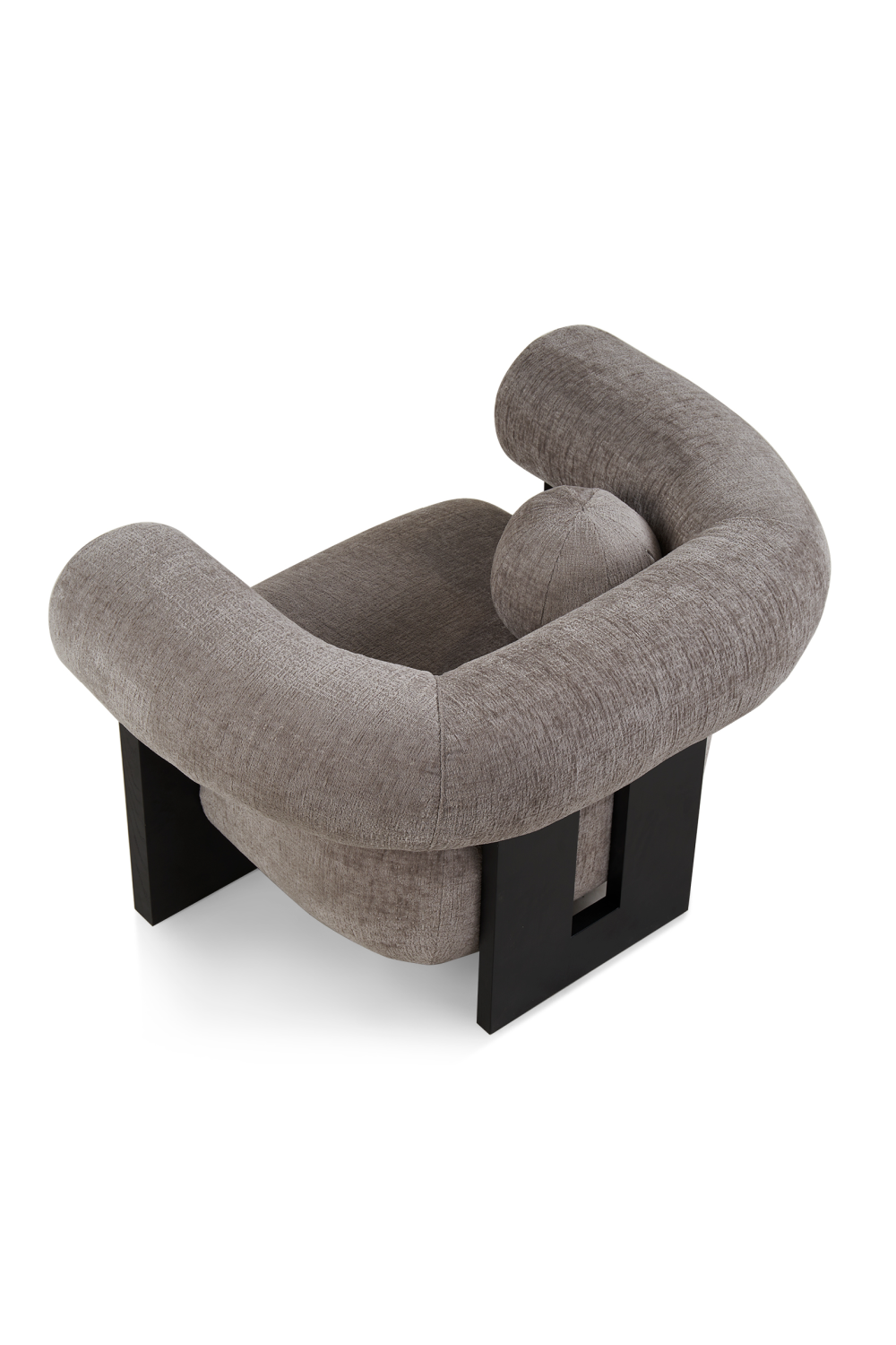 Gray Chenille Accent Arcmchair | Liang & Eimil Epic | Oroa.com