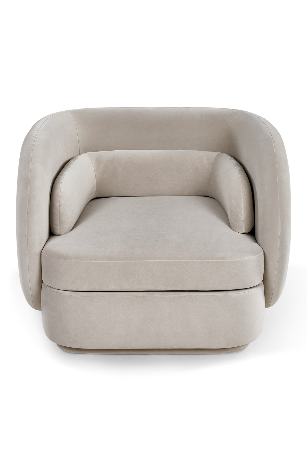 Light Gray Velvet Occasional Chair | Liang & Eimil Chantal | Oroa.com