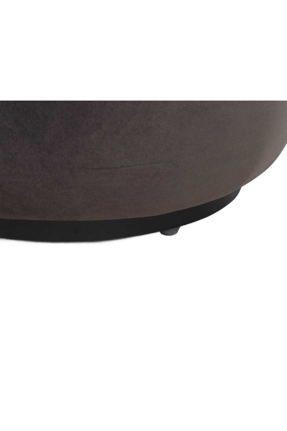 Dark Gray Velvet Ottoman | Liang & Eimil Polter | Oroa.com