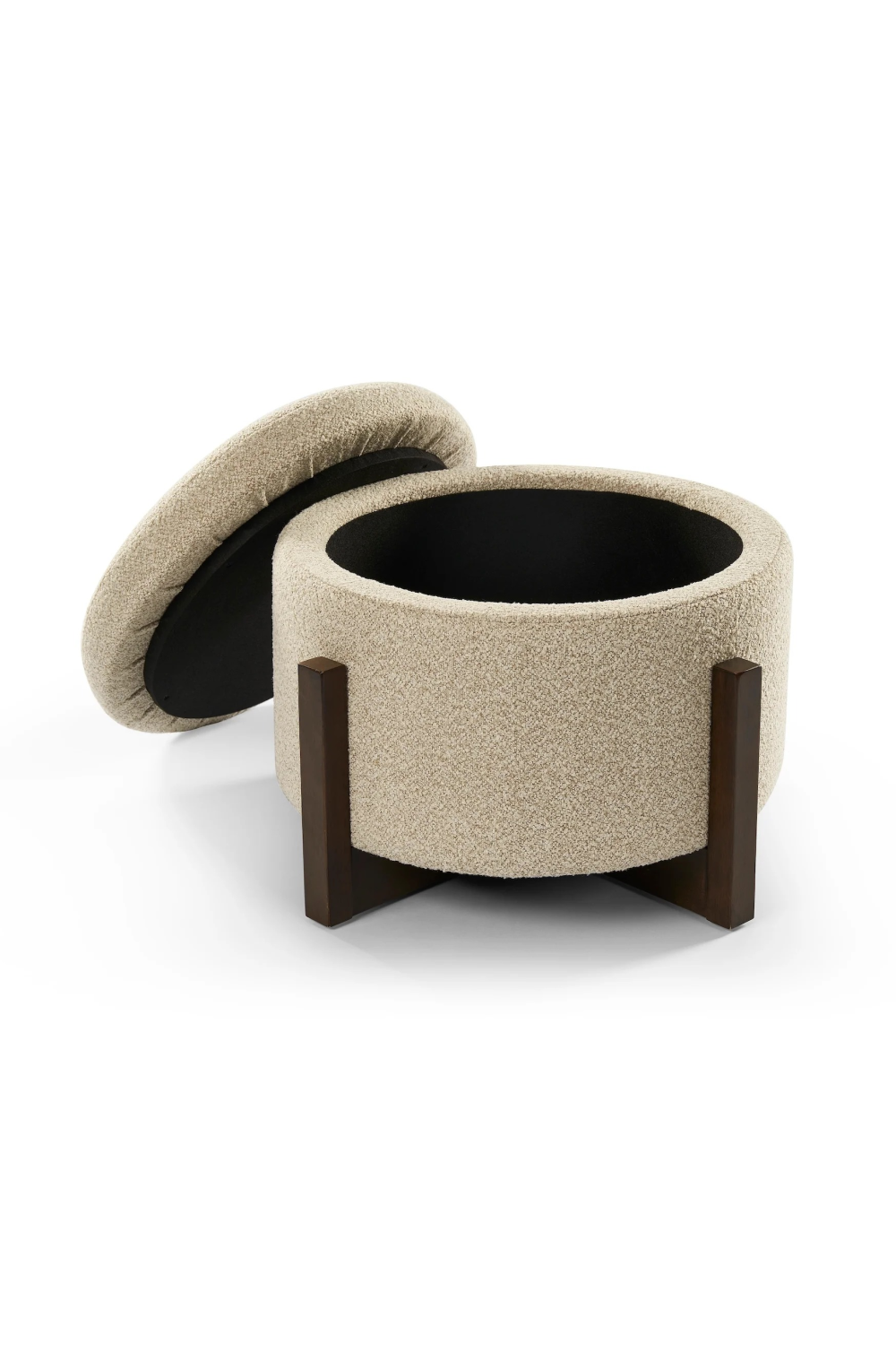 Round Upholstered Storage Ottoman | Liang & Eimil Asti | Oroa.com