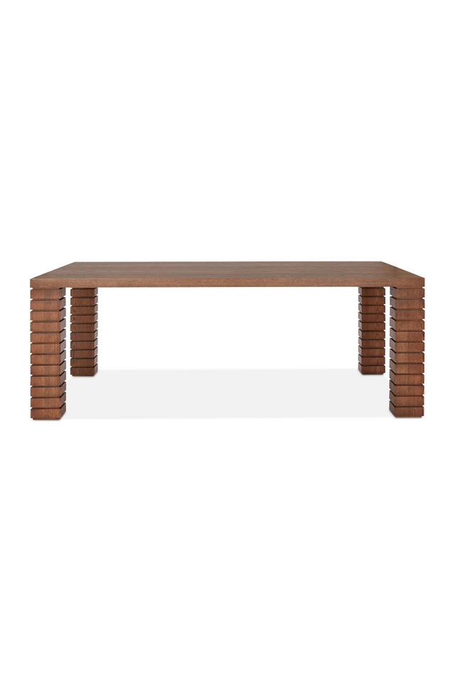 Fluted Leg Wooden Dining Table | Liang & Eimil Pascal | Oroa.com