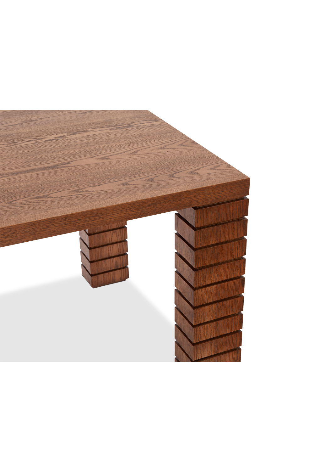 Fluted Leg Wooden Dining Table | Liang & Eimil Pascal | Oroa.com