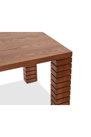 Fluted Leg Wooden Dining Table | Liang & Eimil Pascal | Oroa.com