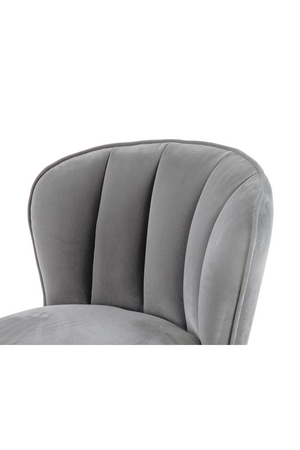 Gray Velvet Bar Stool | Liang & Eimil Maya | Oroatrade.com