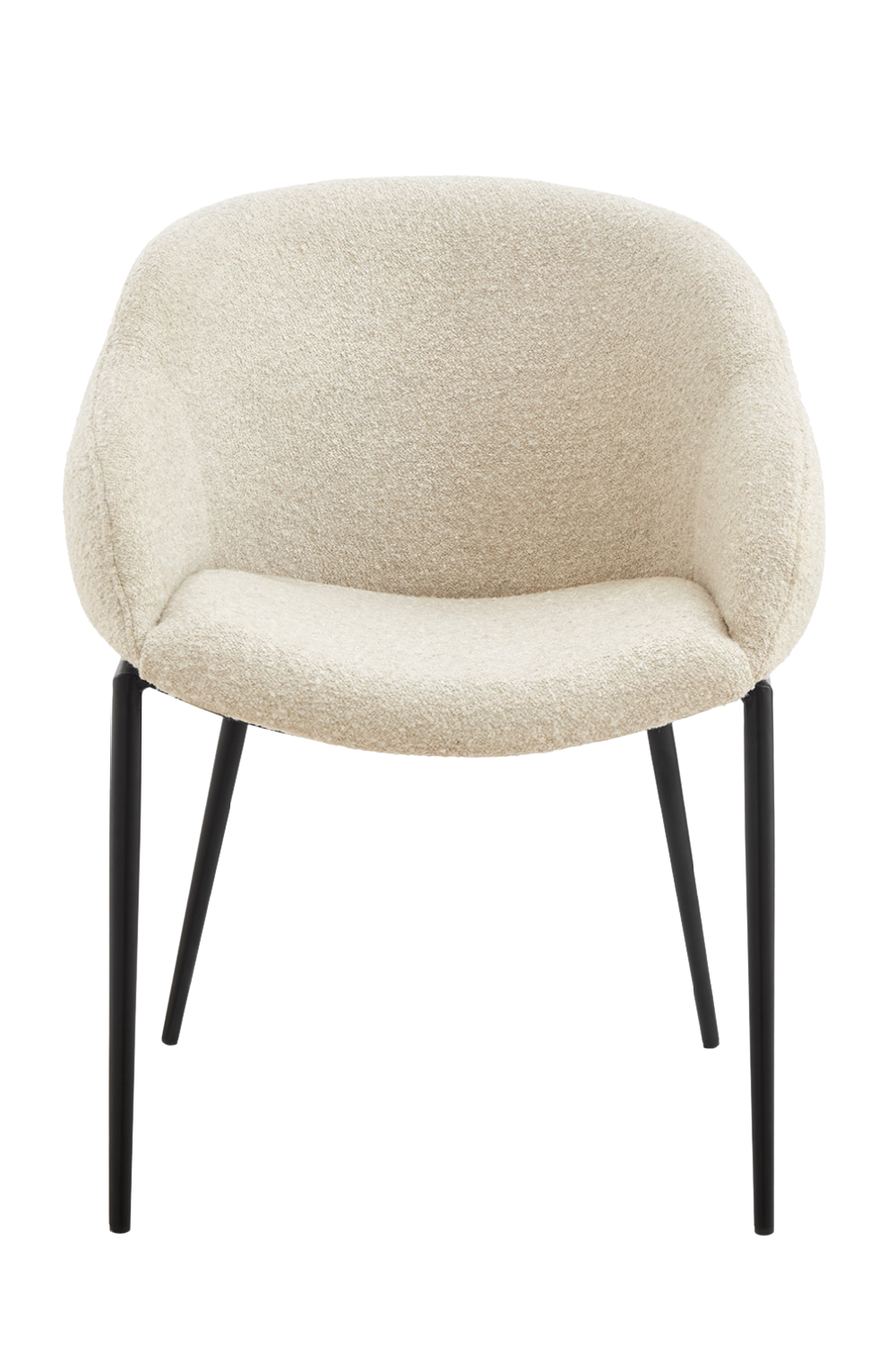 White Bouclé Dining Chair | Liang & Eimil Amer | Oroa.com