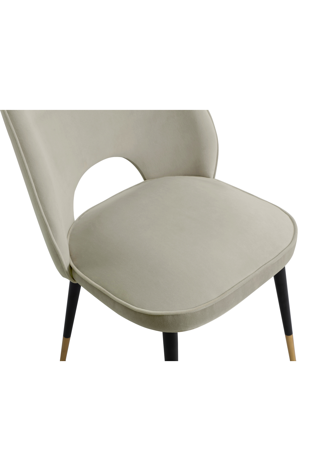 Velvet Cut-Out Dining Chair | Liang & Eimil Jagger | Oroa.com