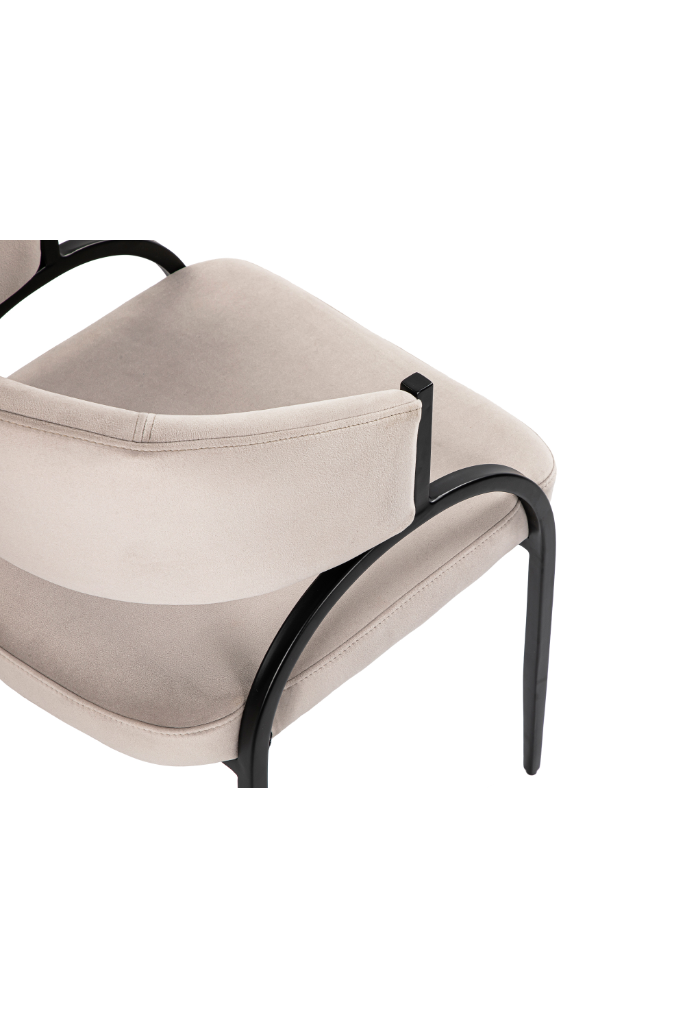 Gray Velvet Dining Chair | Liang & Eimil Pavilion | Oroa.com