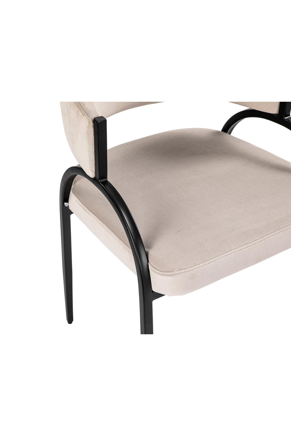 Gray Velvet Dining Chair | Liang & Eimil Pavilion | Oroa.com