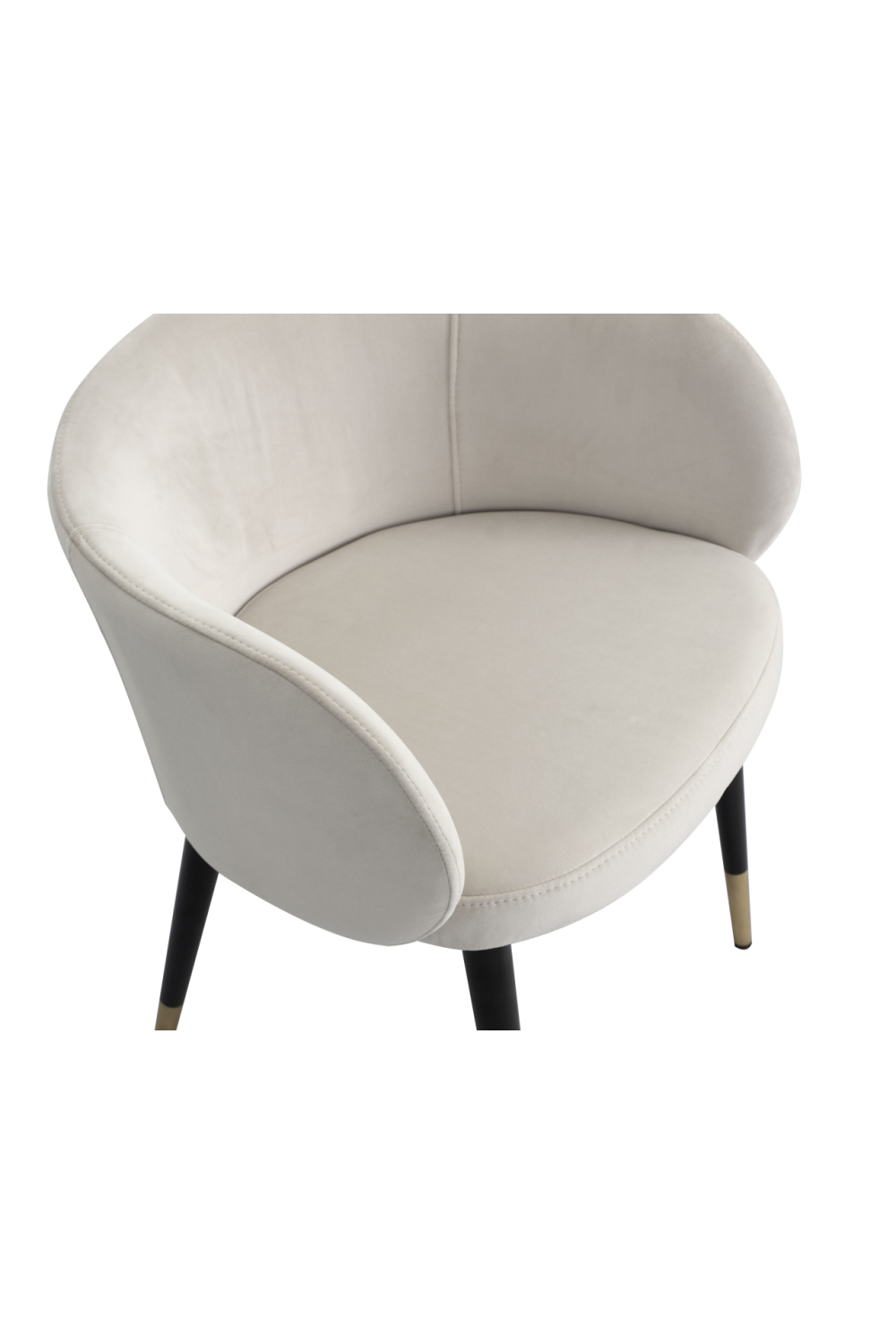 White Velvet Dining Chair | Liang & Eimil Ola | Oroa.com