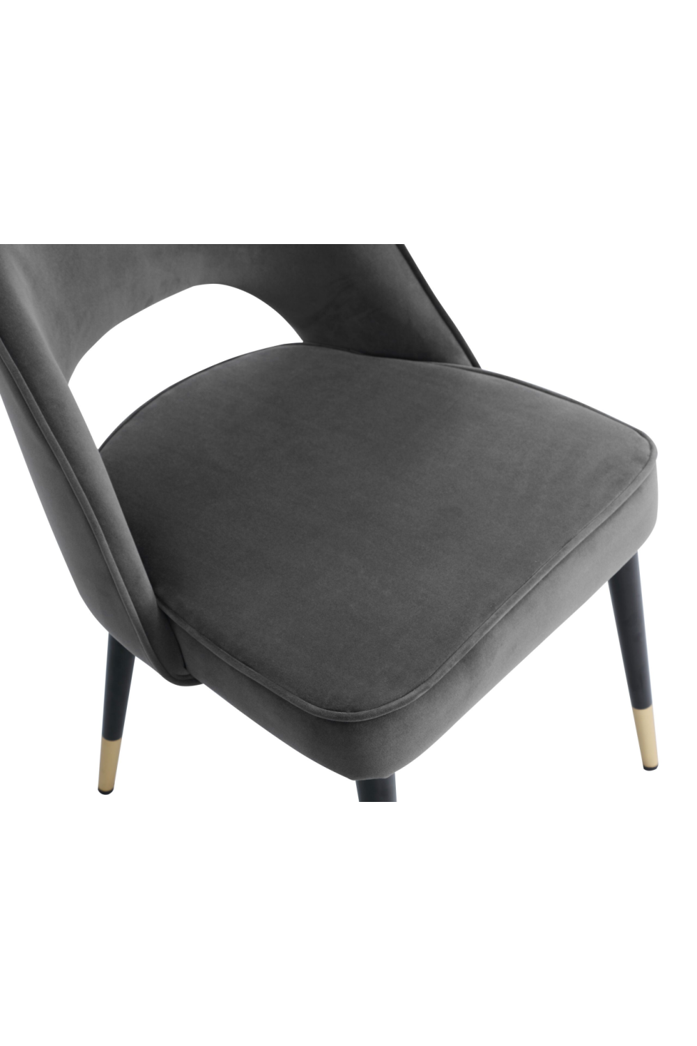 Gray Velvet Dining Chairs (2) | Liang & Eimil Yves | Oroa.com