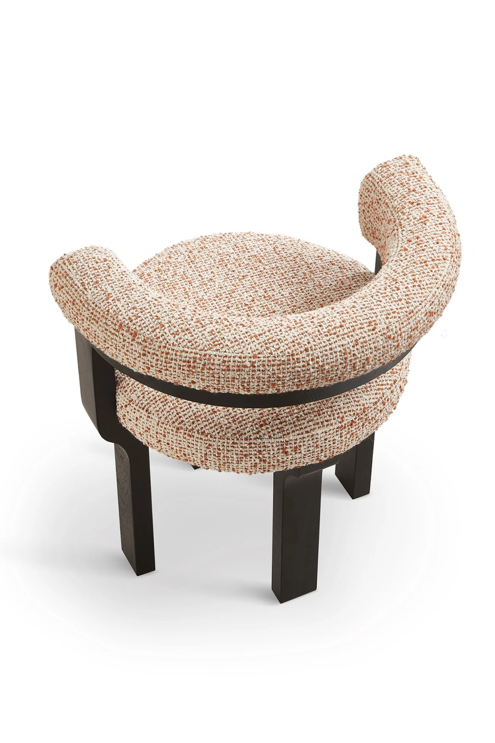 Rounded Tweed Dining Chair | Liang & Eimil Elba | Oroa.com