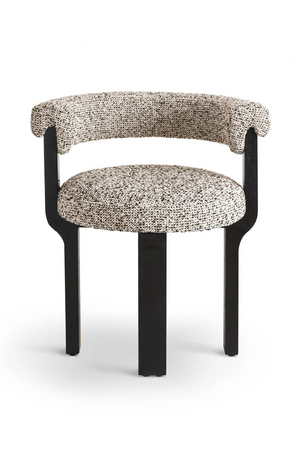 Rounded Tweed Dining Chair | Liang & Eimil Elba | Oroa.com