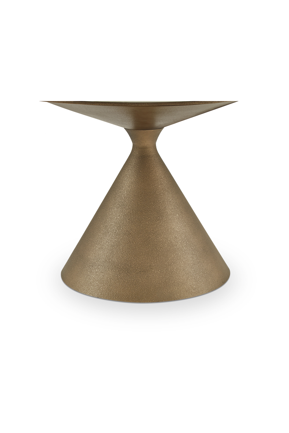 Gold Conical Base Dining Table | Liang & Eimil Ditta | Oroa.com