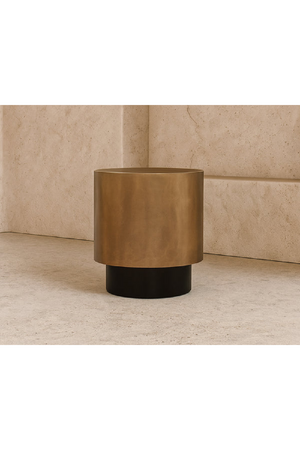 Cylindrical Bronze Side Table | Liang & Eimil Aldo | Oroa.com