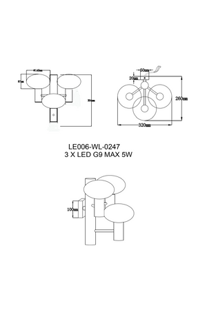 Ovoid Glass Wall Lamp | Liang & Eimil Eliseo | OROA.com