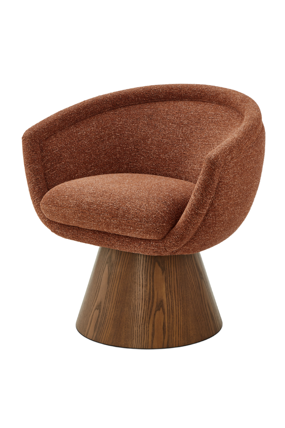 Chestnut Red Curved Chair | Liang & Eimil Harriet | Oroa.com