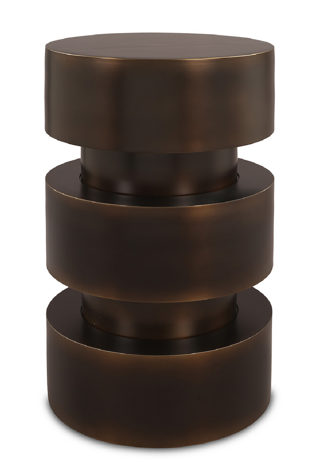 Stacked Bronze Side Table | Liang & Eimil Gascon | Oroatrade.com