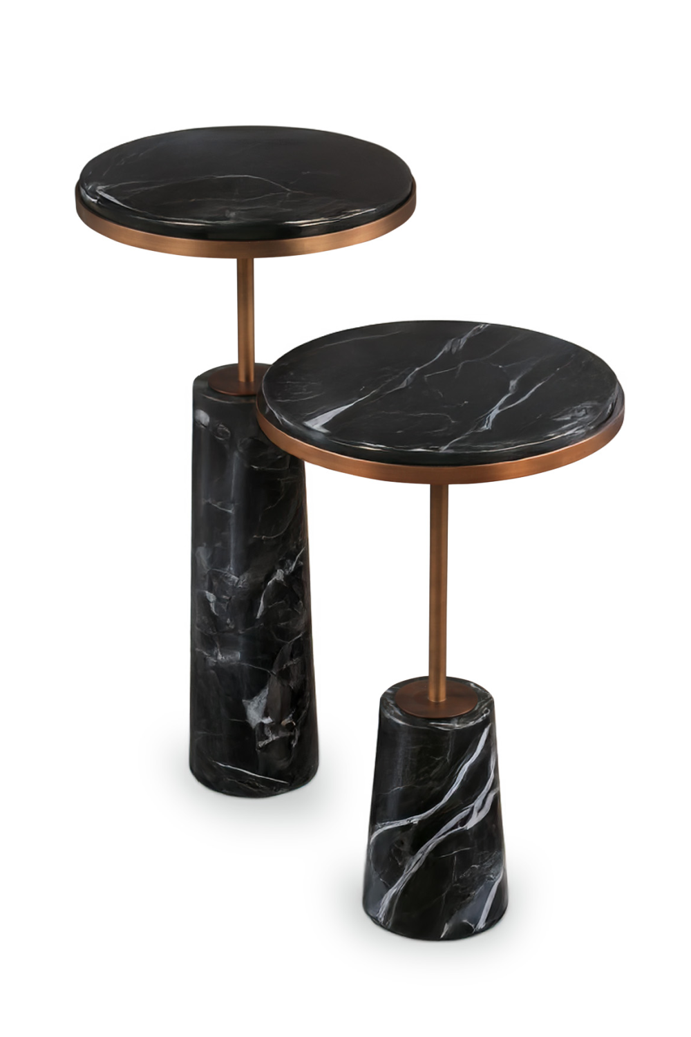 Conical Base Marble Side Tables (2) | Liang & Eimil Notto | Oroatrade.com