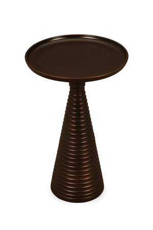 Ridged Bronze Side Tables (2) | Liang & Eimil Othelo | Oroa.com