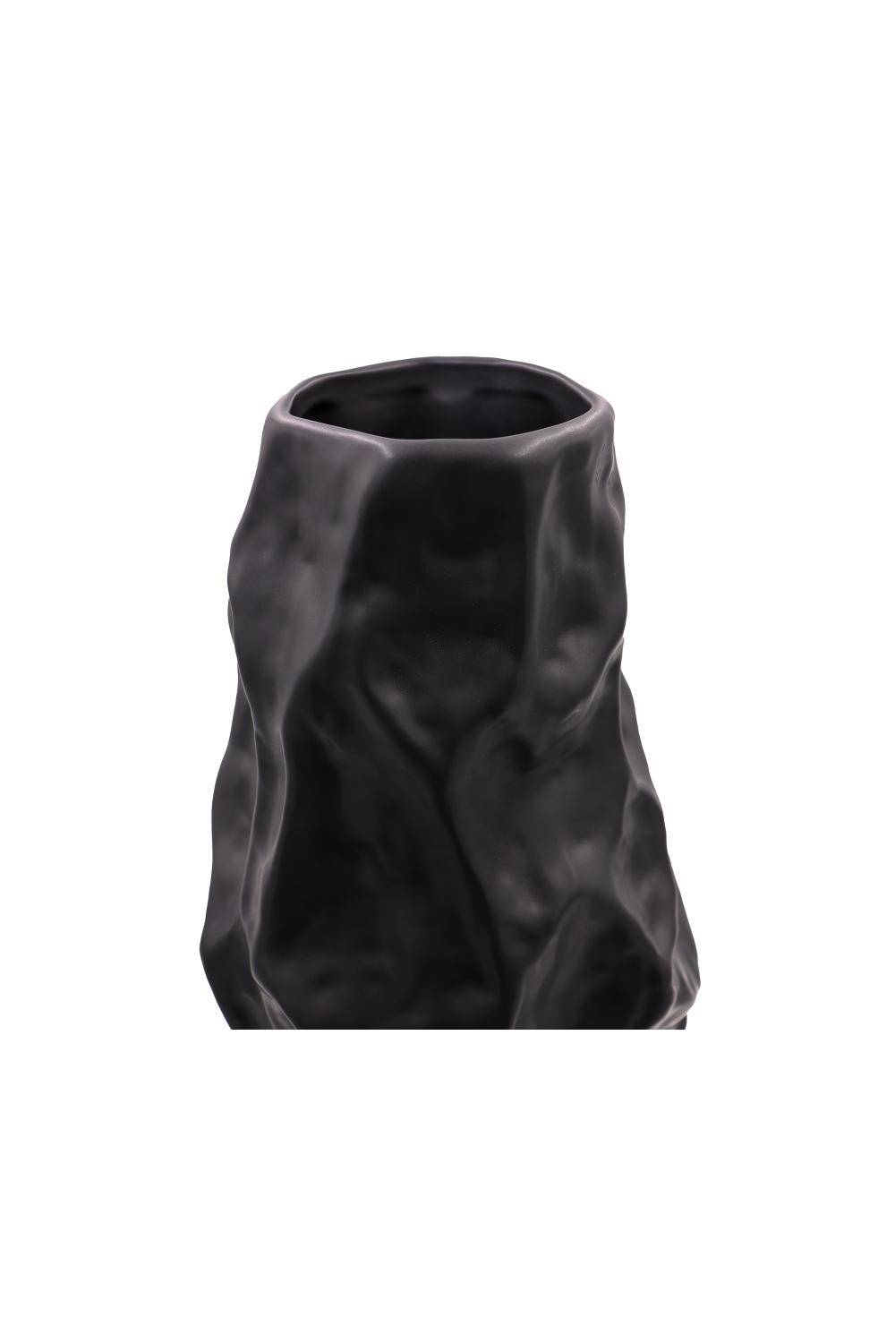 Black Ceramic Organic Vase | Liang & Eimil Adur | Oroa.com