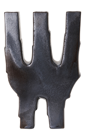 Dark Silver Ceramic Vase | Liang & Eimil Leandri I | Oroa.com