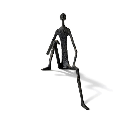   Modern furniture - Black Seated Man Sculpture - www.oroa.com | Oroa.com