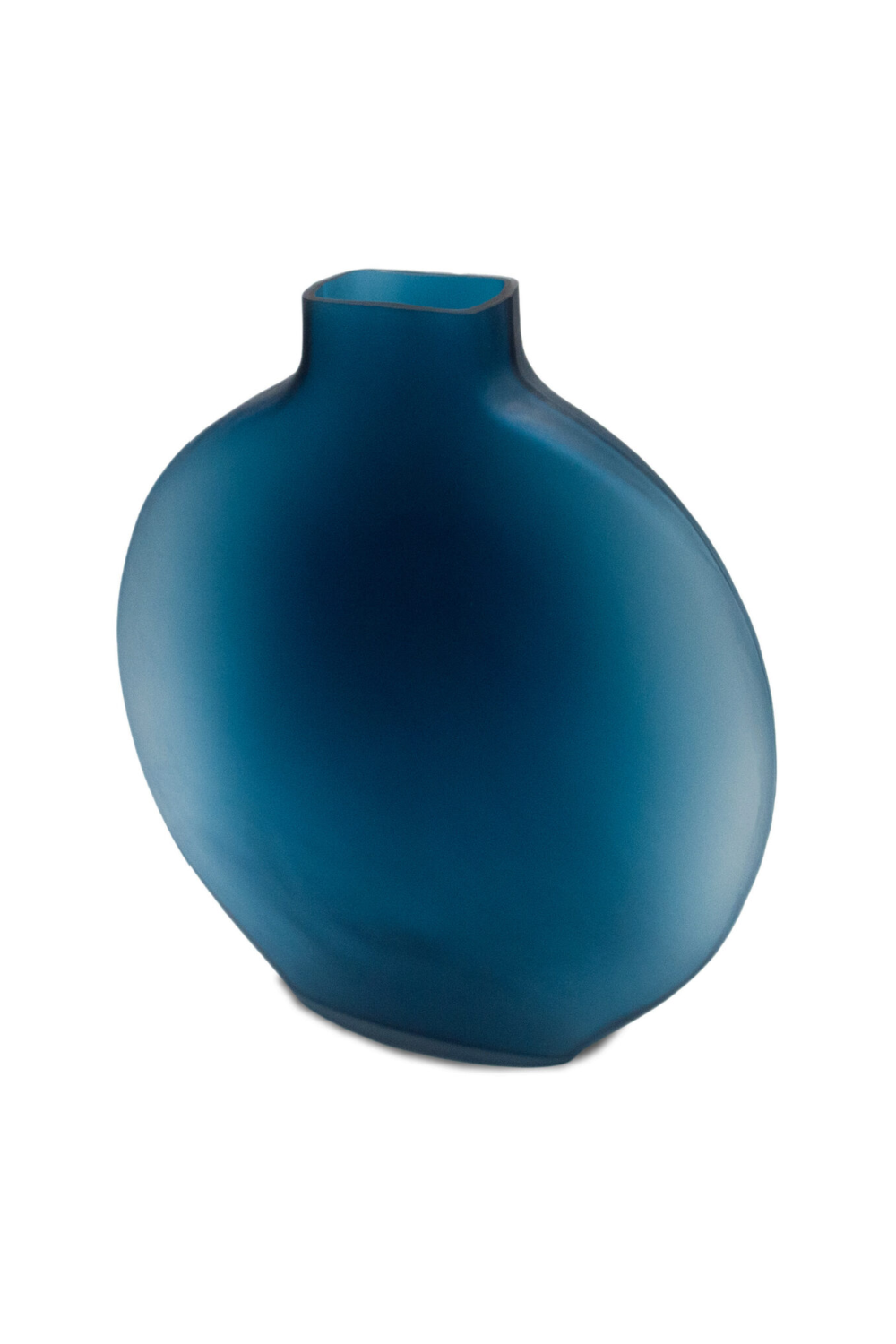 Blue Glass Round Vase | Liang & Eimil Ocean | Oroa.com