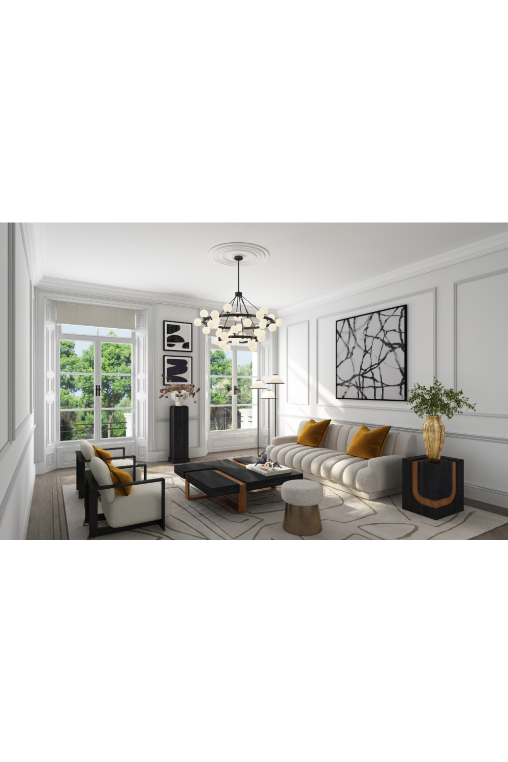 Tri-Shade Floor Lamp | Liang & Eimil Langless | Oroa.com