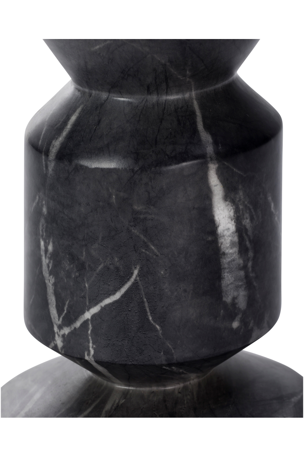 Black Marble Geometrical Side Table | Liang & Eimil Argos | Oroa.com