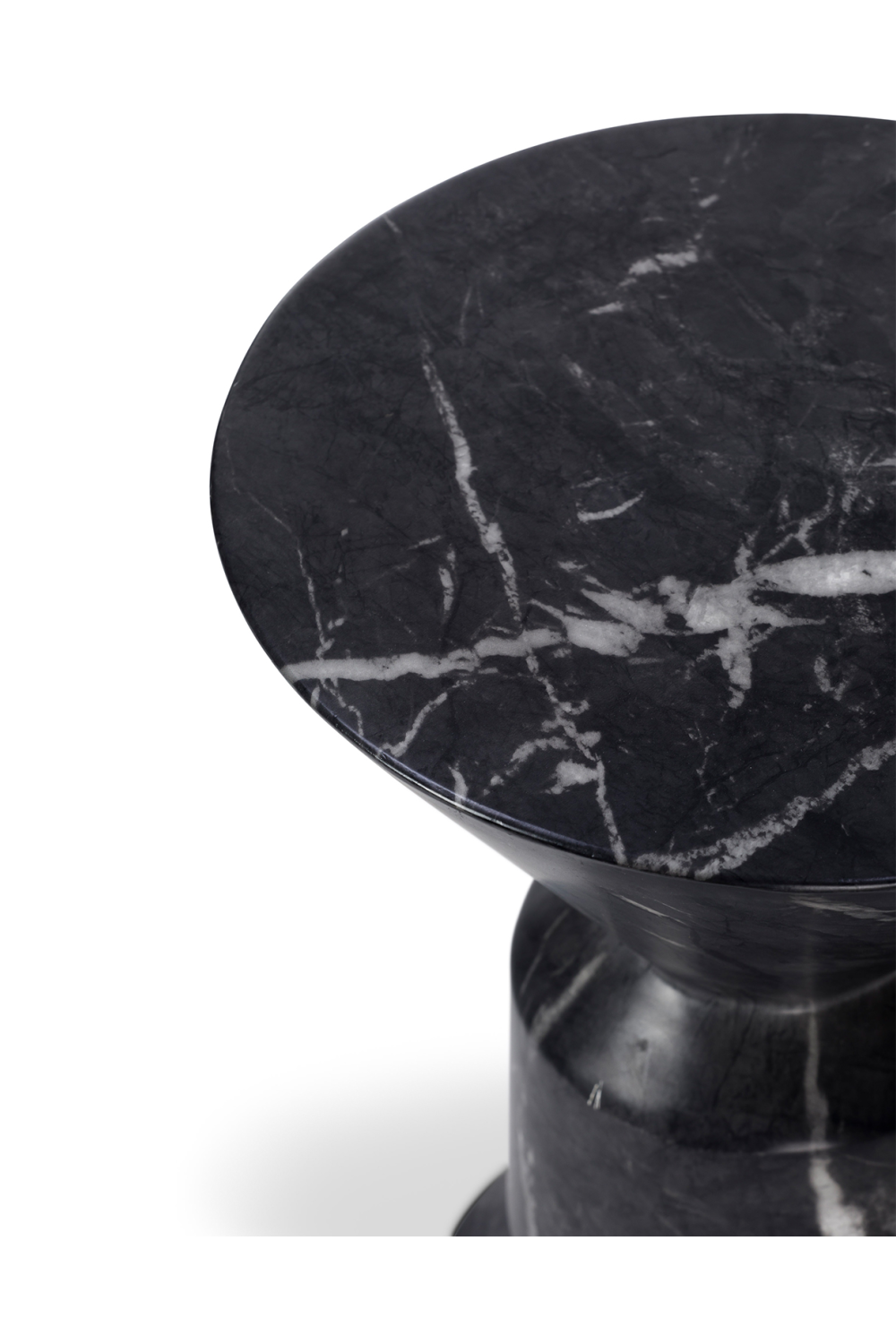 Black Marble Geometrical Side Table | Liang & Eimil Argos | Oroa.com