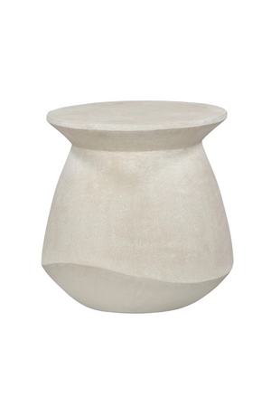 Ivory Concrete Sculptured Side Table | Liang & Eimil Poki | Oroa.com