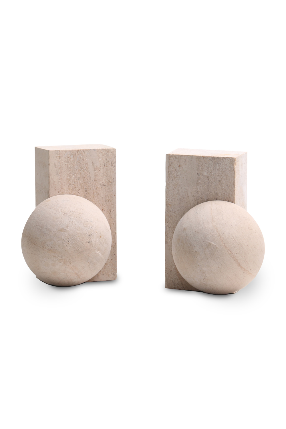 Beige Marble Bookend | Liang & Eimil Rocco | Oroa.com