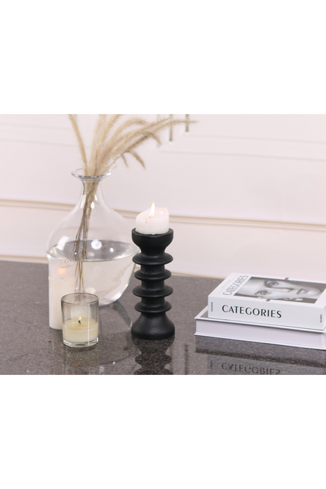   Black Candle Holder | Oroa.com