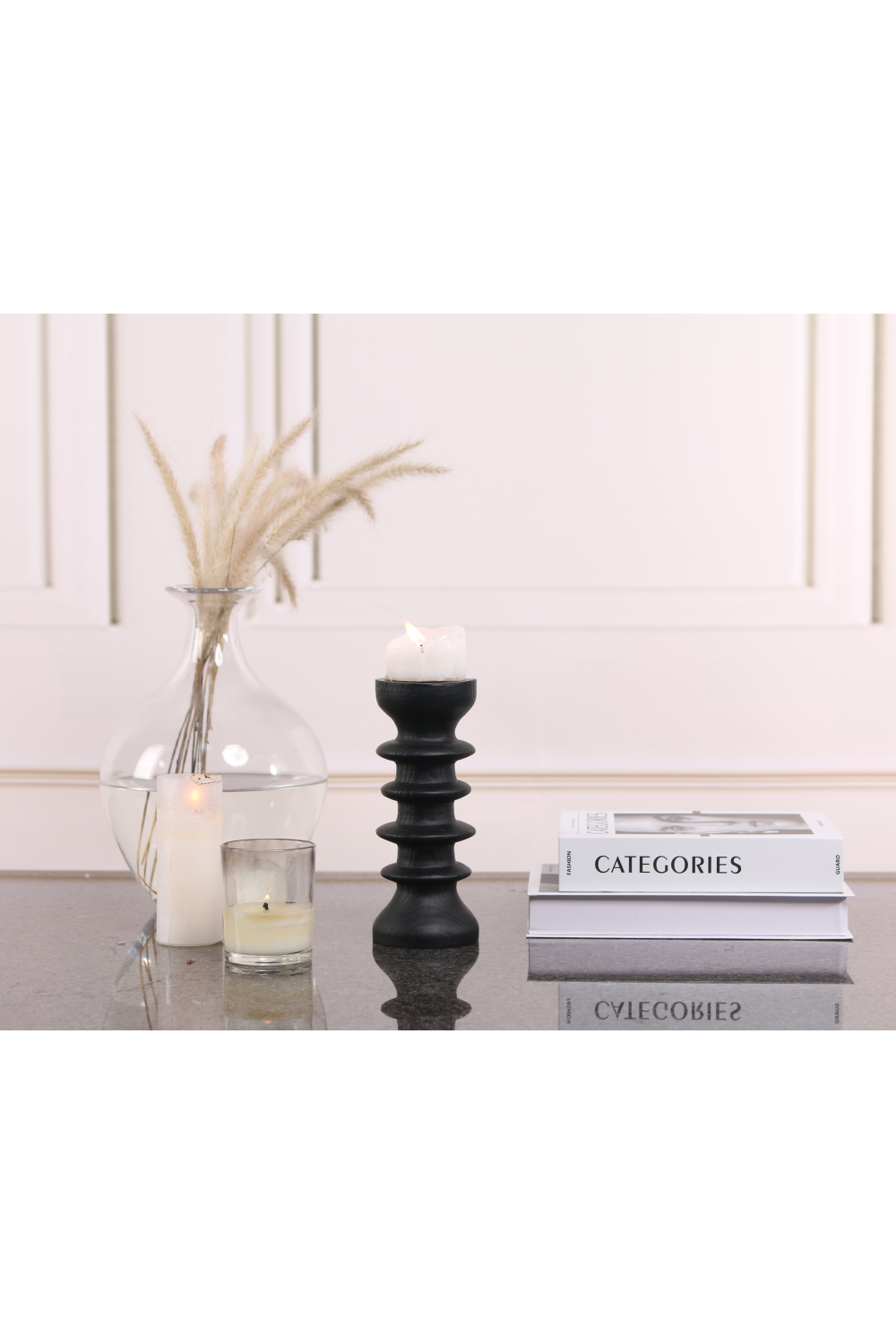 Black Candle Holder | Liang & Eimil Genaro | Oroatrade.com