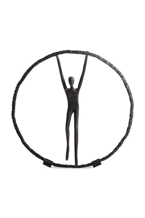 Human Figure Black Sculpture | Liang & Eimil Riley | Oroa.om