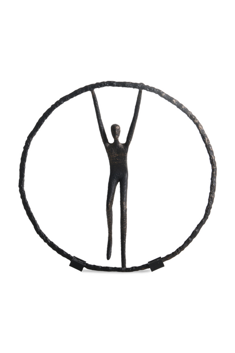 Human Figure Black Sculpture | Liang & Eimil Riley | Oroa.om