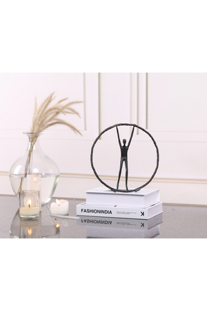 Human Figure Black Sculpture | Liang & Eimil Riley | Oroa.om