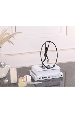 Human Figure Black Sculpture | Liang & Eimil Riley | Oroa.om