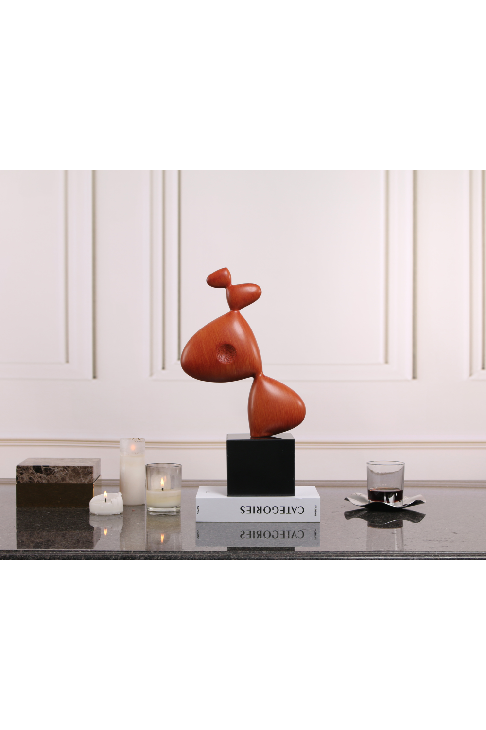 Red Abstract Sculpture | Liang & Eimil Ellia | Oroa.com