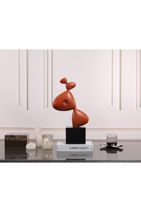 Red Abstract Sculpture | Liang & Eimil Ellia | Oroa.com