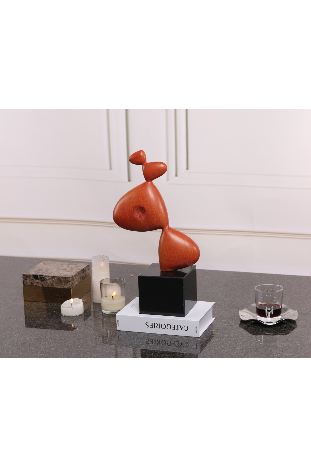 Red Abstract Sculpture | Liang & Eimil Ellia | Oroa.com